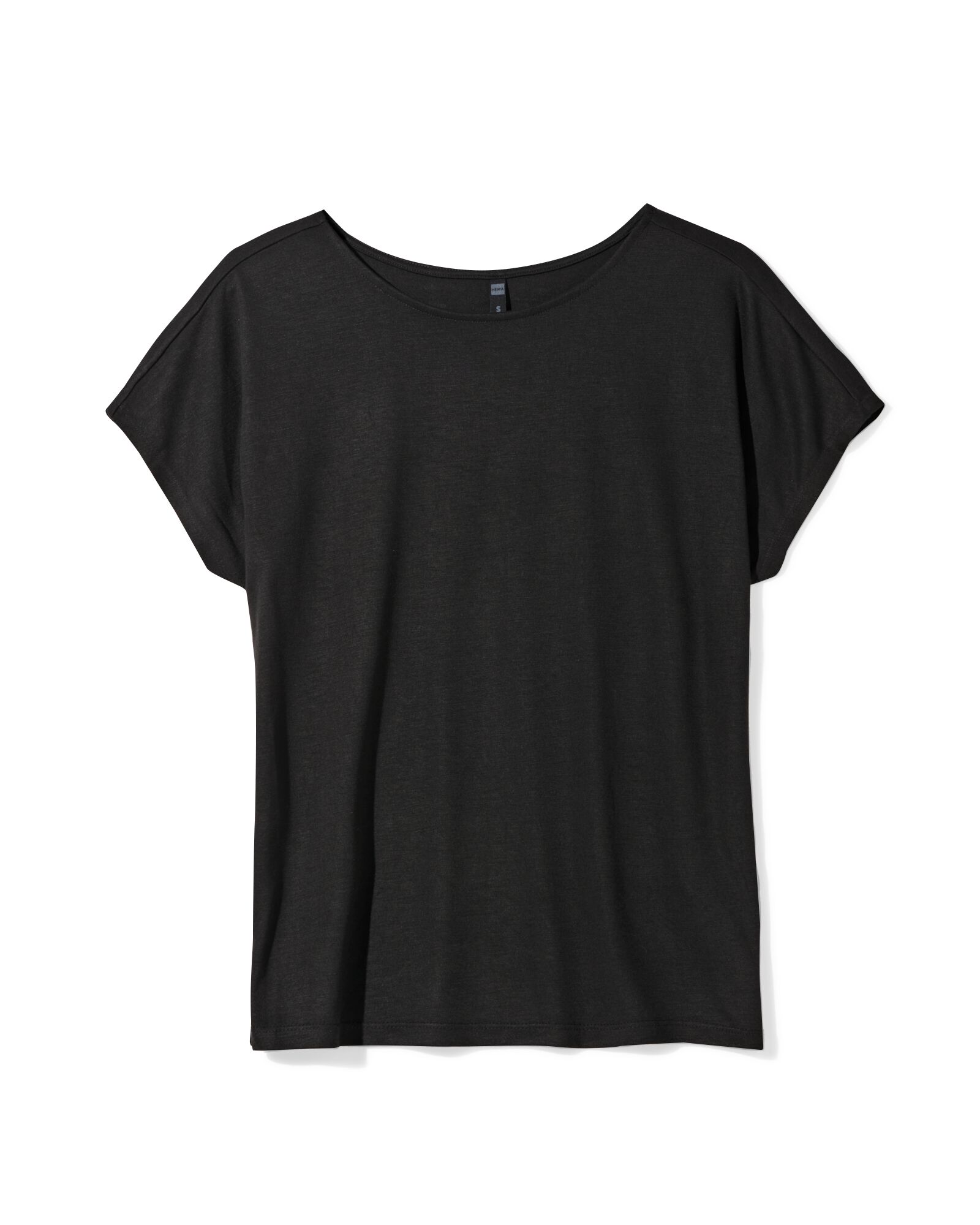 t-shirt femme Amelie avec bambou noir - 36355170BLACK - HEMA