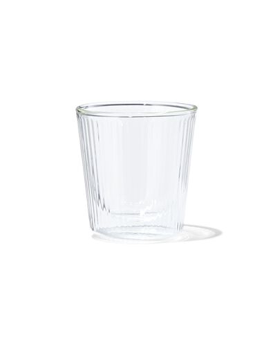 verre &agrave; double paroi ligne relief 150ml - 80660132 - HEMA