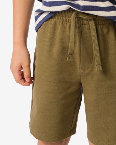 kindershort  olijf olijf - 30710503OLIVE - HEMA