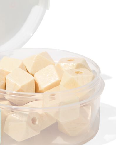 kralenmix hout hoekig - 15900390 - HEMA