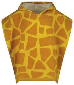 poncho de plage enfant 60x60 girafe - 5230311 - HEMA
