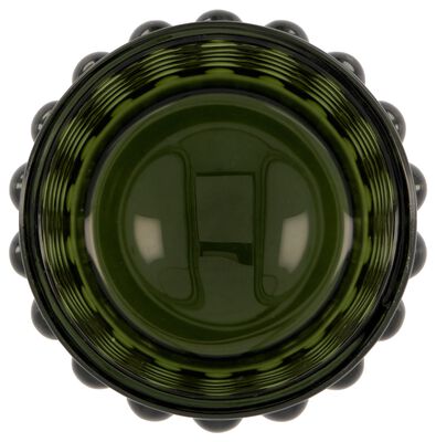 Teelichthalter, Glas mit Reliefpunkten, Ø 7 x 6,5 cm, grün - 13322127 - HEMA