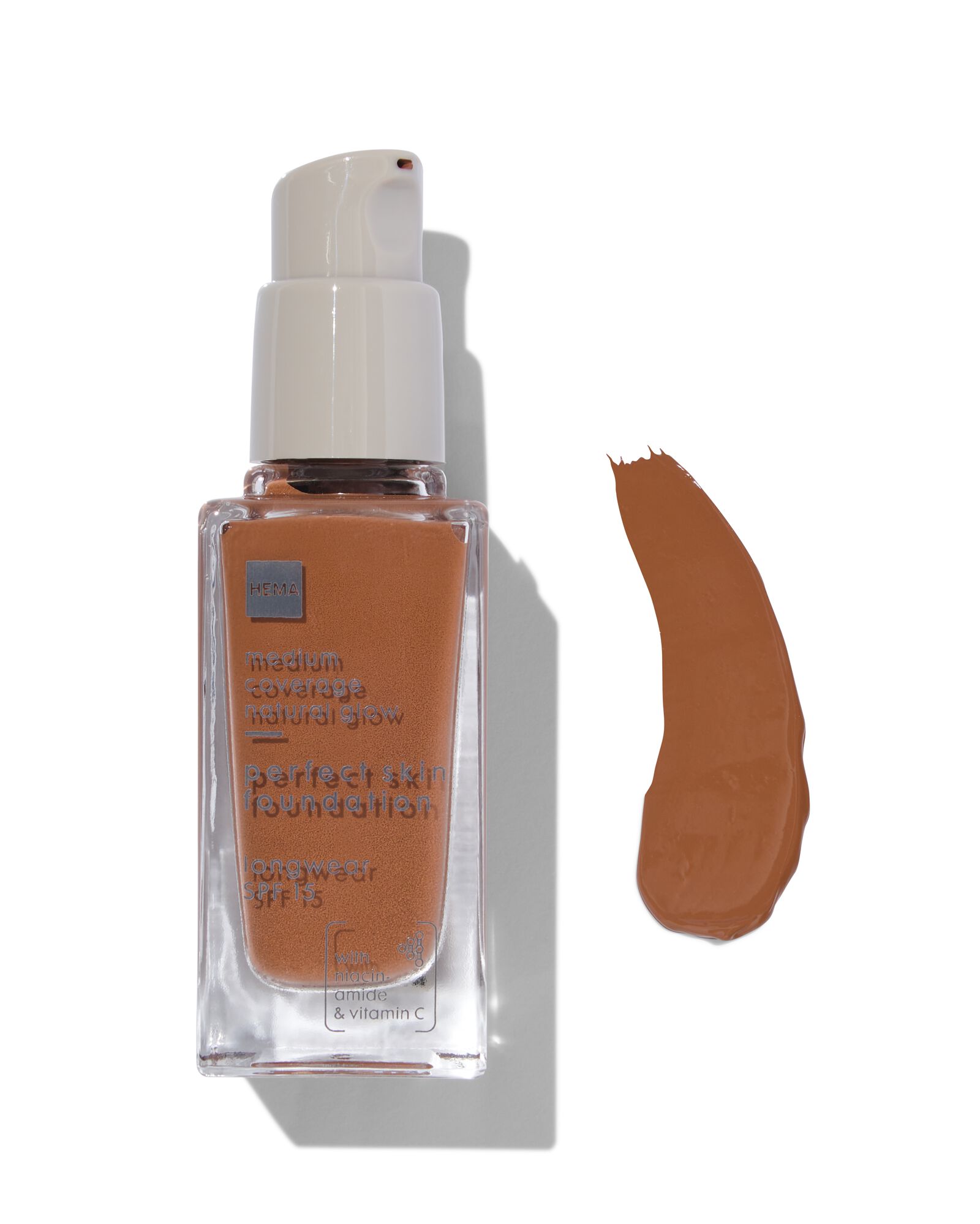 perfect skin foundation 13 warm cocoa - 11290363 - HEMA