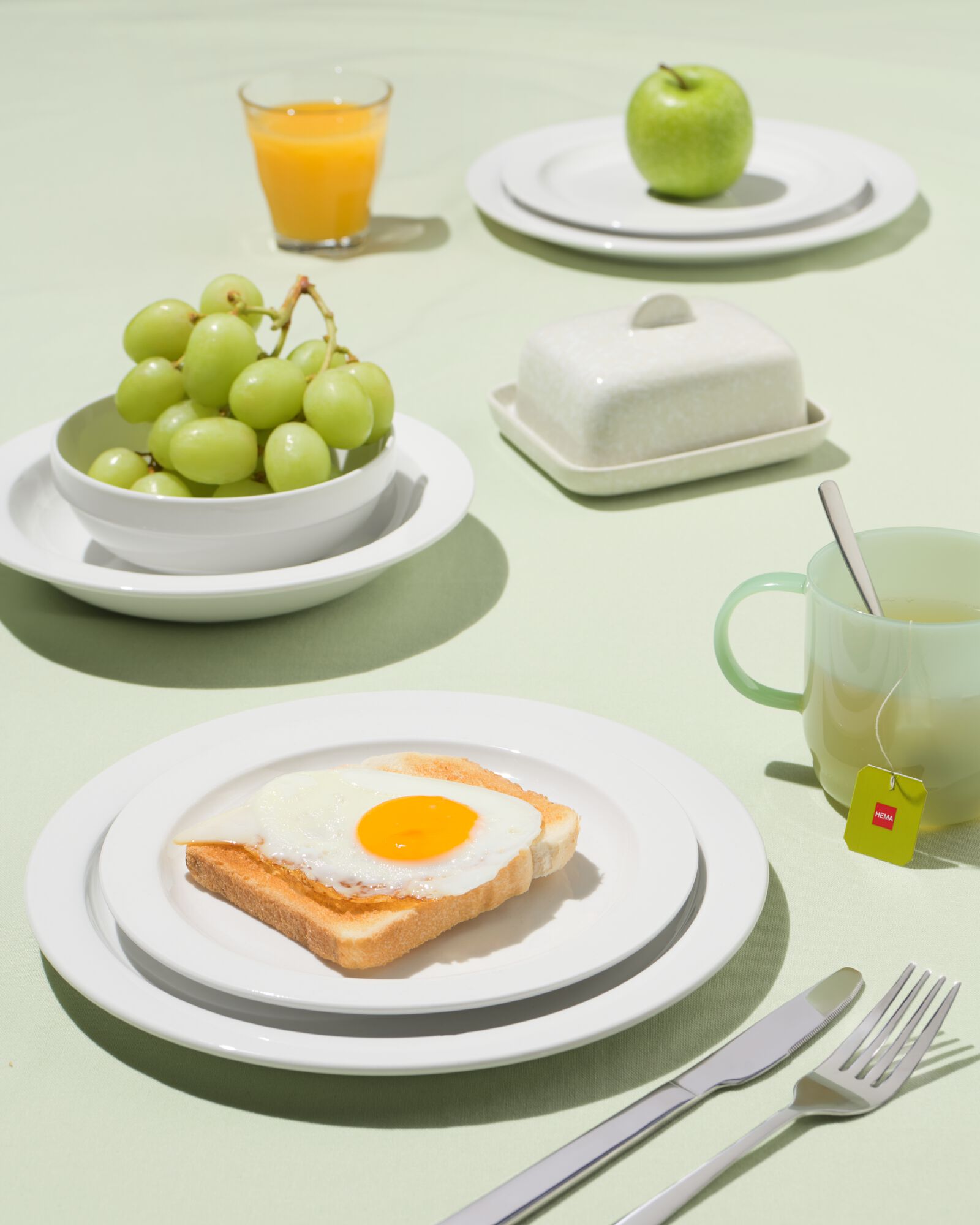 assiette creuse &Oslash;22,5cm usage quotidien porcelaine blanche - 4 pi&egrave;ces - 9650331 - HEMA