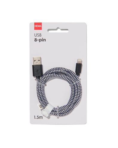 USB-Ladekabel, 8-polig - 39630148 - HEMA