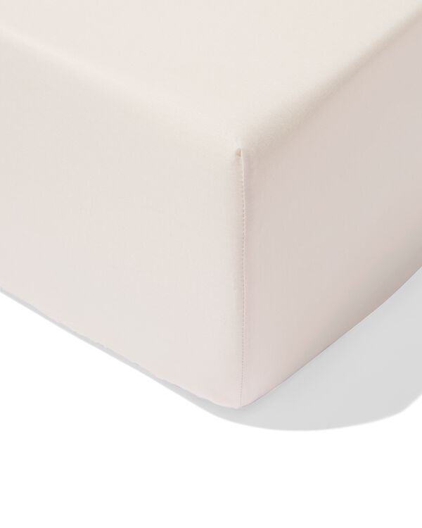 Spannbettlaken 140 x 200 cm weiche Baumwolle beige - 5160003 - HEMA