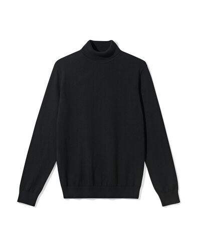 heren coltrui  zwart - 2117002BLACK - HEMA
