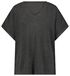 t-shirt lounge femme noir - 1000028596 - HEMA