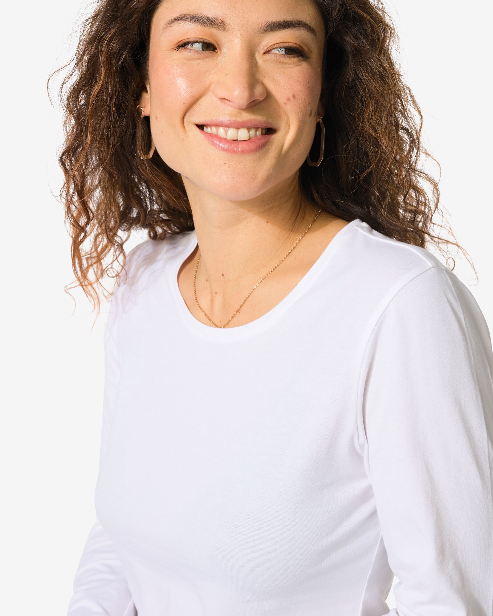 dames t-shirt wit - 1000005478 - HEMA