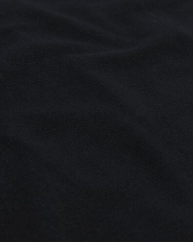 t-shirt femme, coton biologique noir S - 36347223 - HEMA