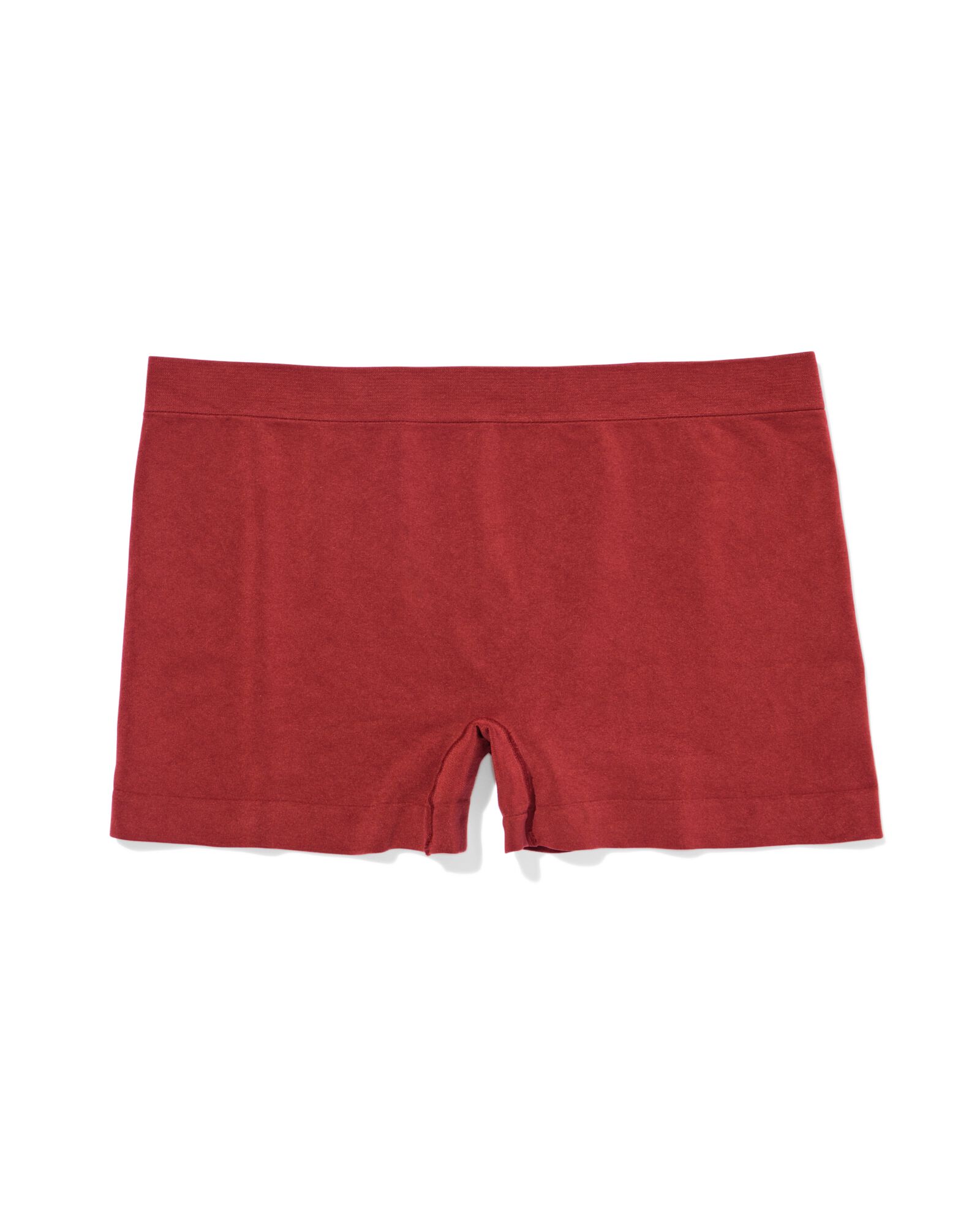 boxer femme sans couture microfibre rouge fonc&eacute; - 19601614DARKRED - HEMA