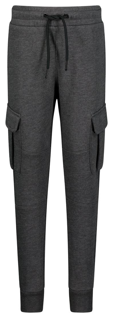 pantalon cargo enfant gris foncé gris foncé - 1000029121 - HEMA