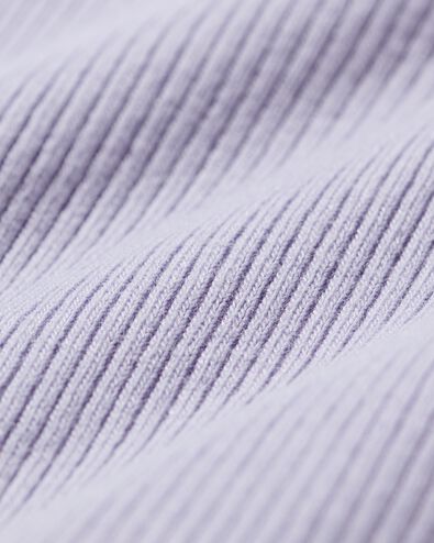 newborn meegroei overslag body rib met bamboe stretch paars - 33414020PURPLE - HEMA