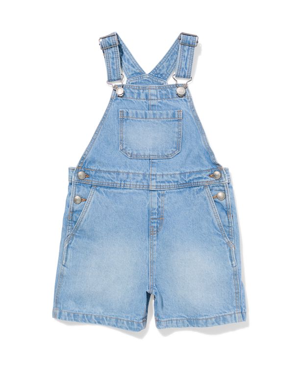 kinderjumpsuit denim lichtblauw lichtblauw - 30715505LIGHTBLUE - HEMA