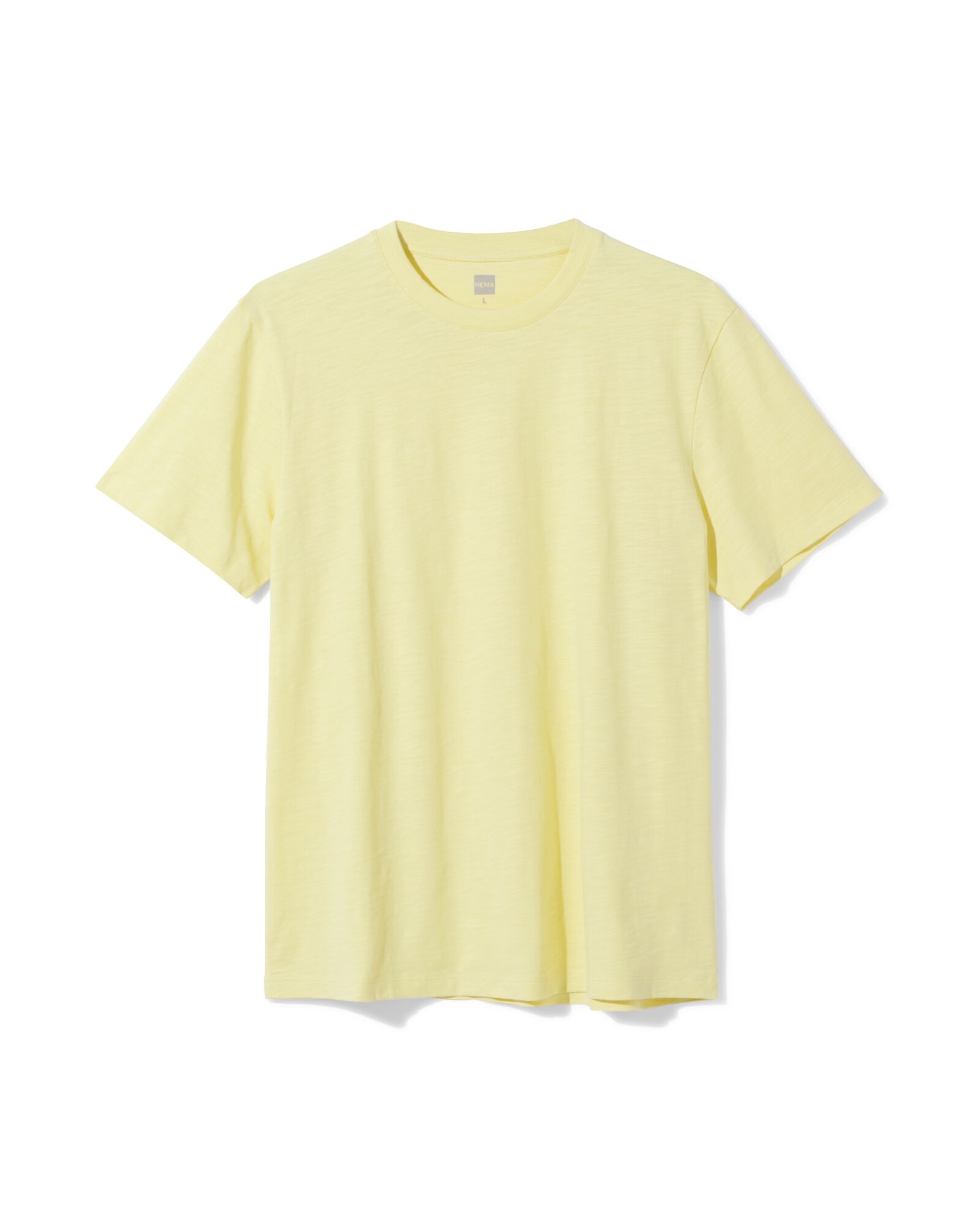 t-shirt homme Jaap textur&eacute; jaune p&acirc;le jaune p&acirc;le - 2178840LIGHTYELLOW - HEMA