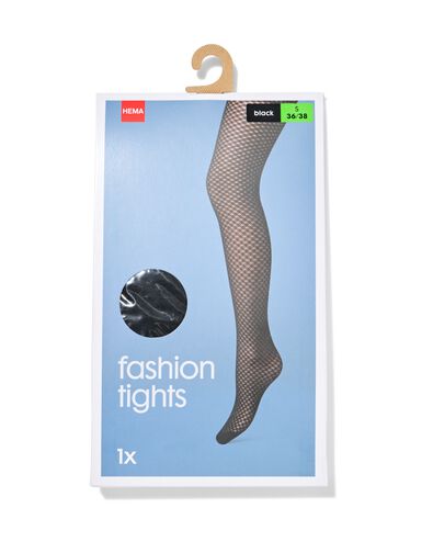 collants tendance motif noir noir - 4042510BLACK - HEMA