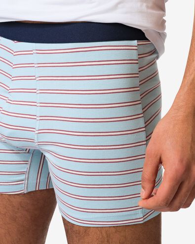 herenboxer retro - 3 stuks donkerblauw donkerblauw - 19168370DARKBLUE - HEMA