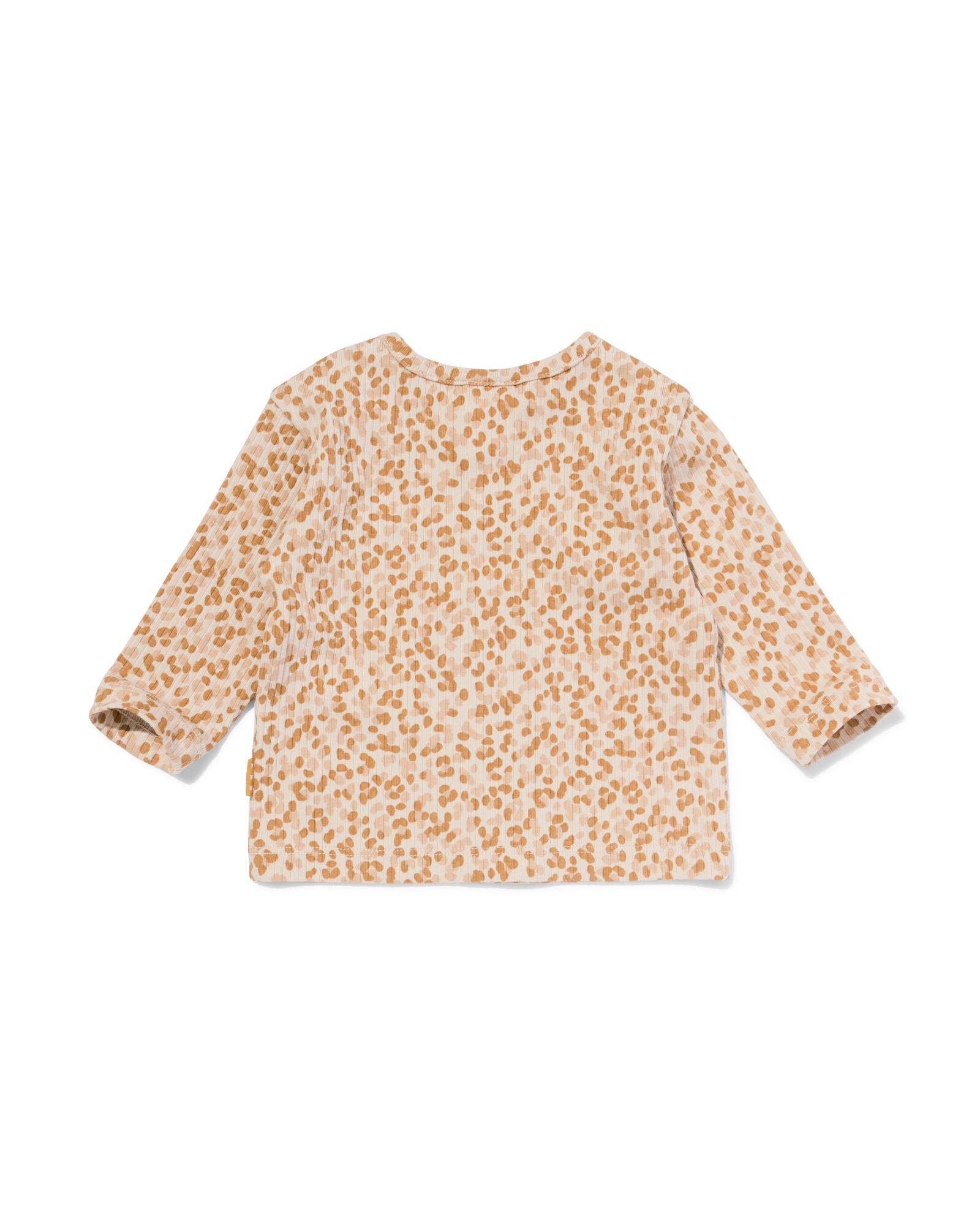 t-shirt c&ocirc;tel&eacute; nouveau-n&eacute; l&eacute;opard &eacute;cru &eacute;cru - 33427420ECRU - HEMA