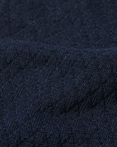 heren sokken met katoen textuur donkerblauw 43/46 - 4152627 - HEMA