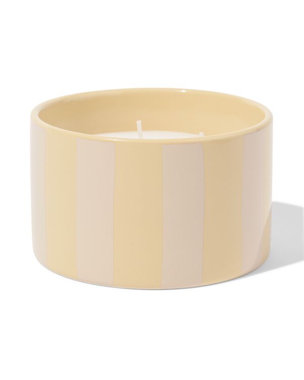 bougie parfumée ⌀11x7cm céramique orange-cèdre - 13504098 - HEMA