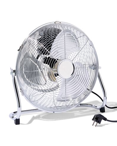ventilateur de plancher extra power chrom&eacute; &Oslash;35cm - 80200021 - HEMA