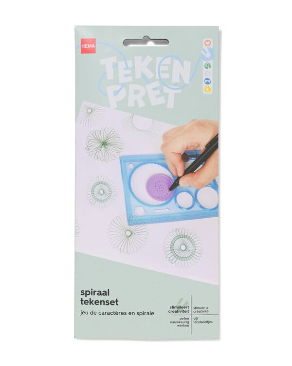 spiraal tekenset - 15900442 - HEMA