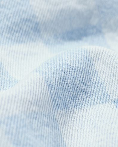 kinderspijkerjas blokken blauw - 30718001BLUE - HEMA