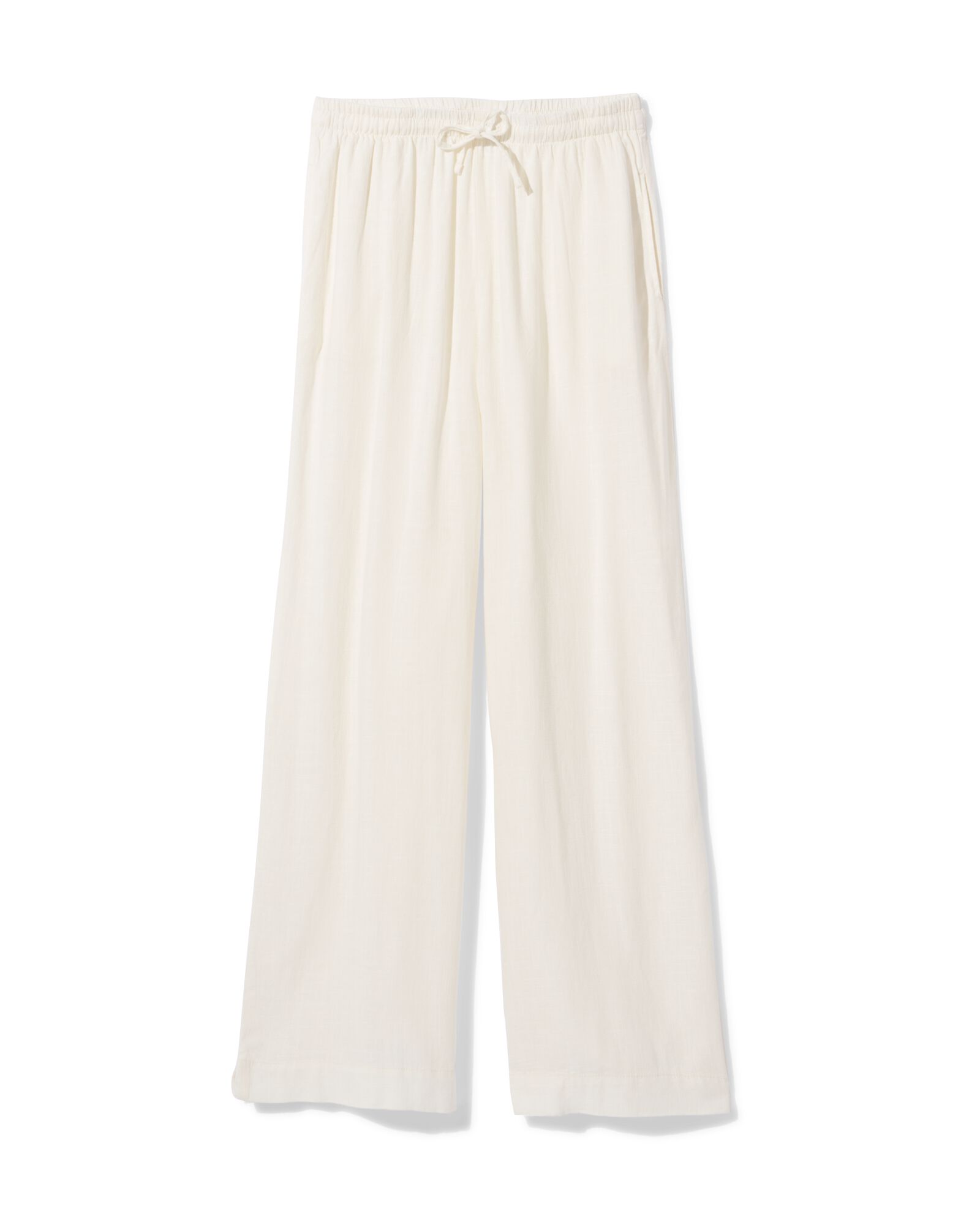 damesbroek Tatum regular fit wit wit - 36208680WHITE - HEMA