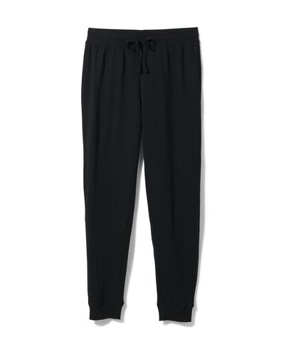 pantalon sweat lounge femme coton noir XL - 23460049 - HEMA