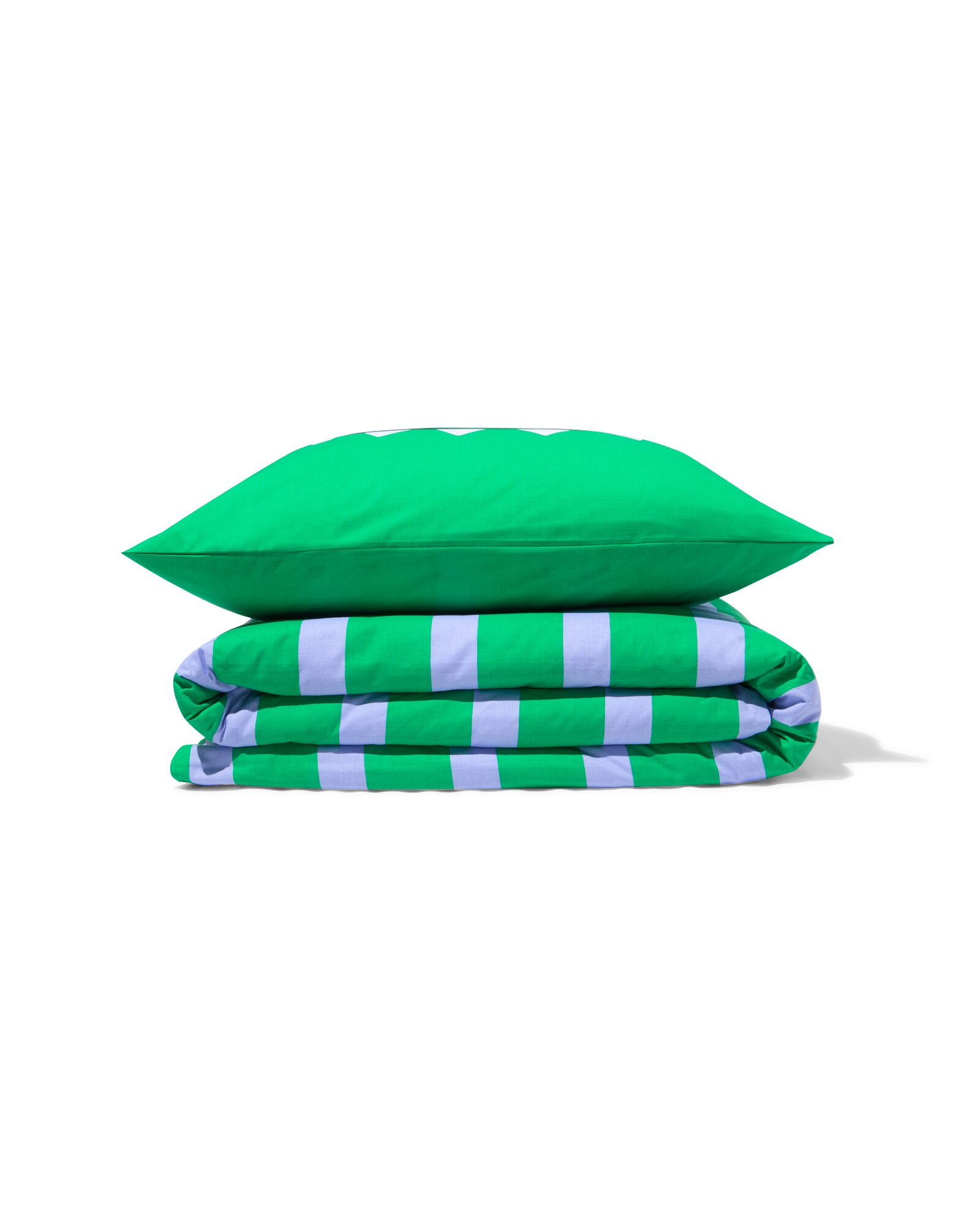 housse de couette enfant 140x200 coton doux monstre vert - 5760098 - HEMA