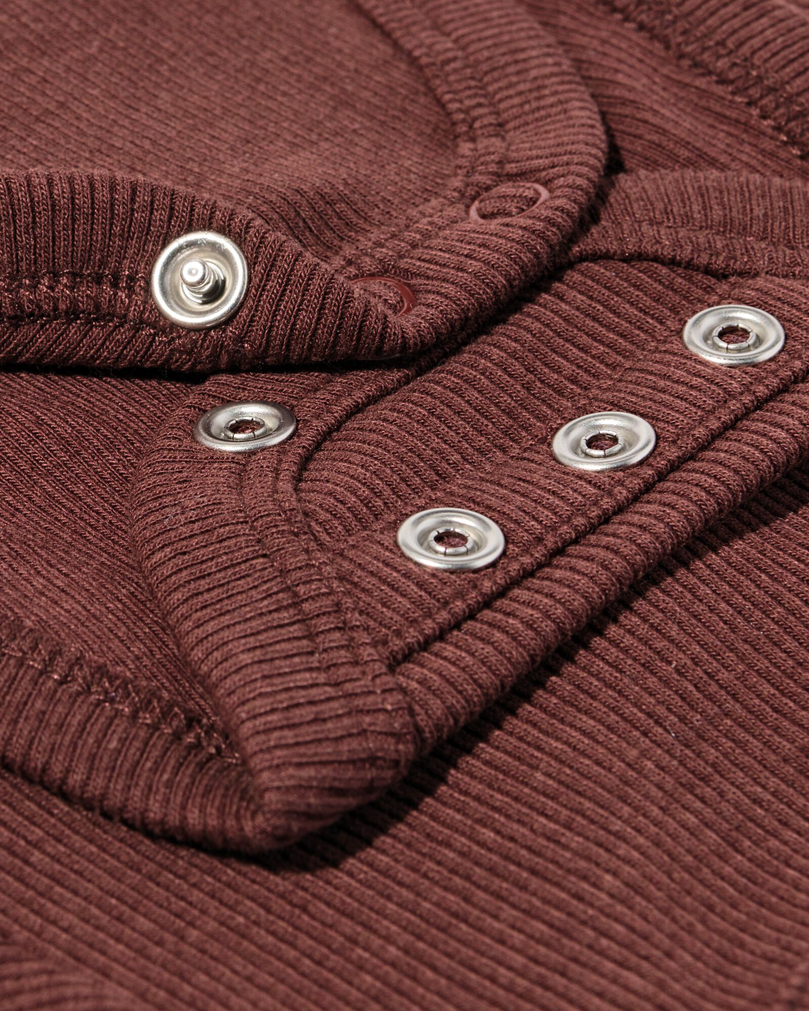 Newborn-Wickelstrampler zum Mitwachsen, LENZING&trade; ECOVERO&trade;, gerippt  dunkelbraun dunkelbraun - 33430020DARKBROWN - HEMA