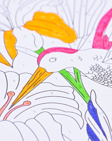 kleurboek A4 op nummer - 60720128 - HEMA