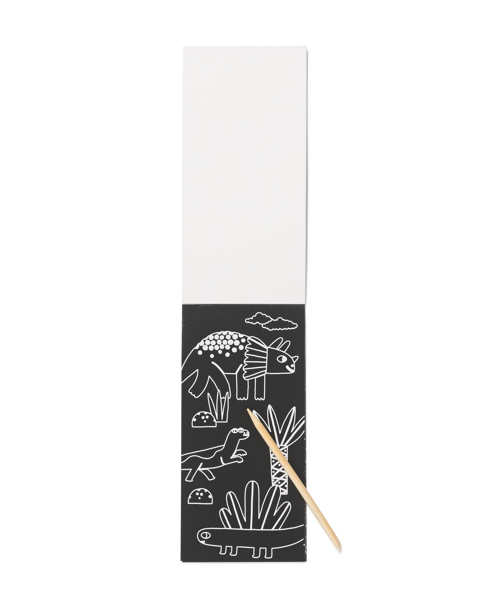 livre de coloriage &agrave; gratter A5 dinos - 15900439 - HEMA