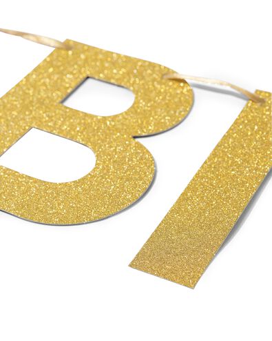 Girlande Happy Birthday, Gold  - 14240104 - HEMA