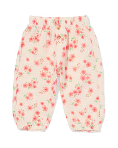 Newborn-Hose aus Musselin mit Blumen - 33419721 - HEMA