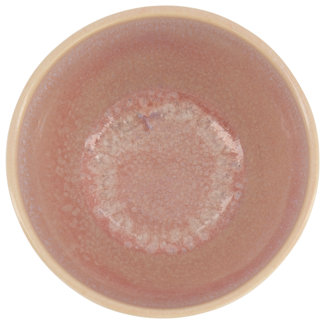 Schale Porto, 10 cm, reaktive Glasur, rosa - 9602238 - HEMA