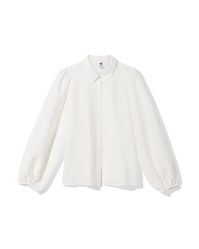 damesblouse Day  wit wit - 36207450WHITE - HEMA