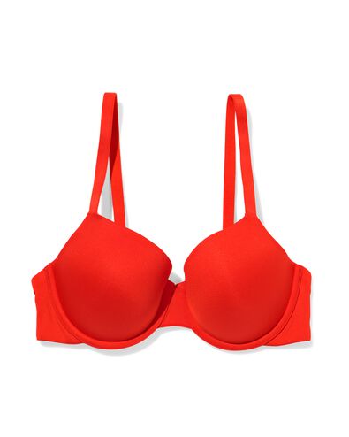 soutien-gorge pr&eacute;form&eacute; avec armatures rouge - 21880315RED - HEMA