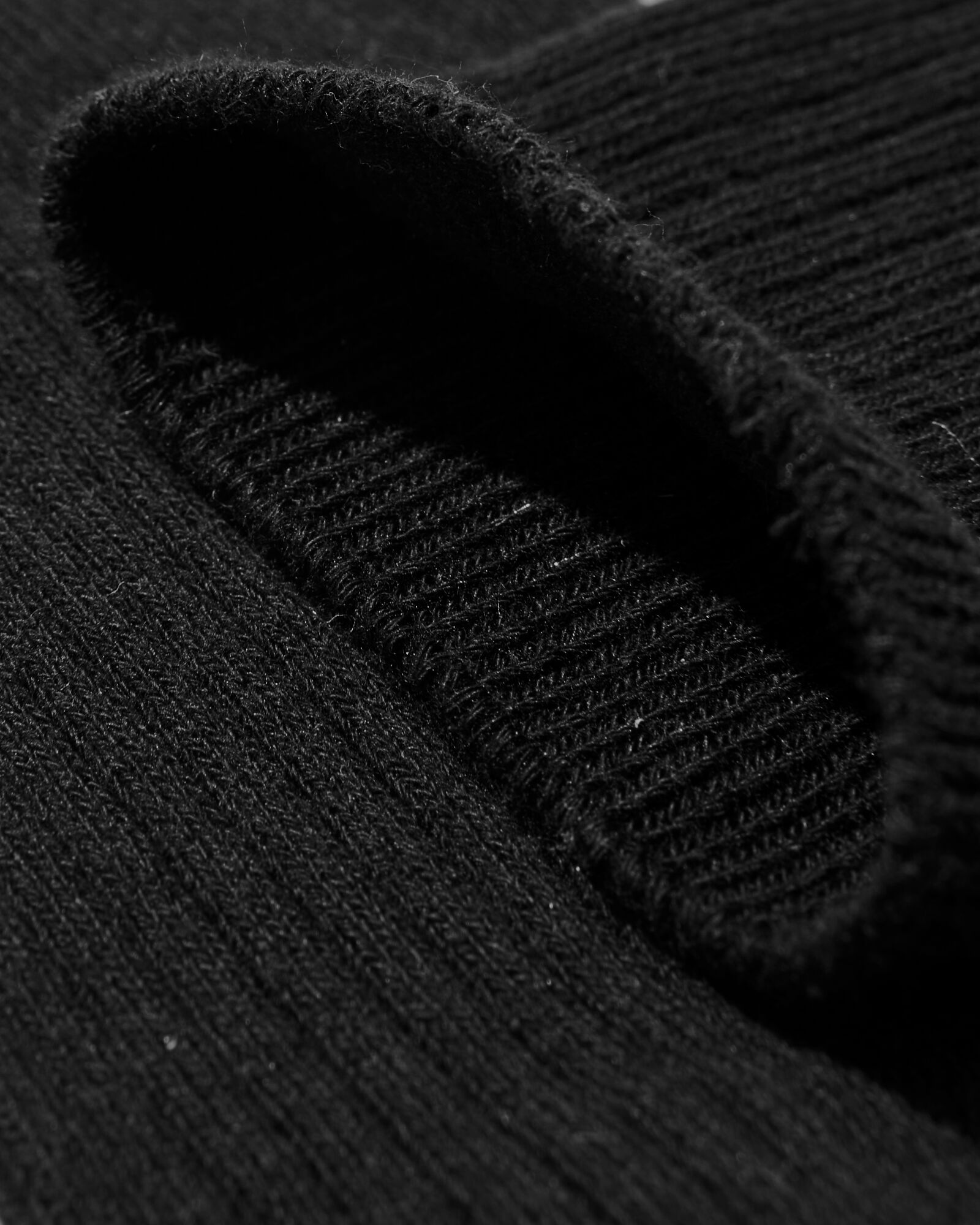 chaussettes c&ocirc;tel&eacute;es femme noir noir - 4290445BLACK - HEMA