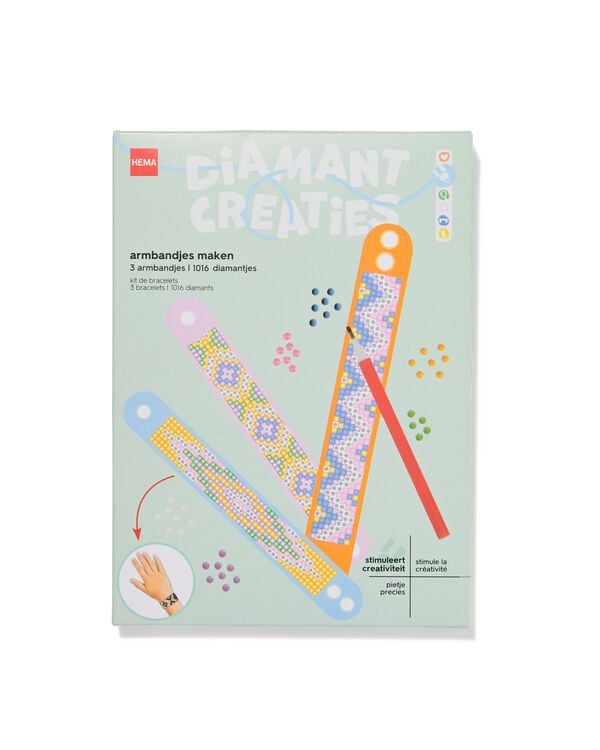 kralenset armbandjes - 3 stuks - 15900383 - HEMA