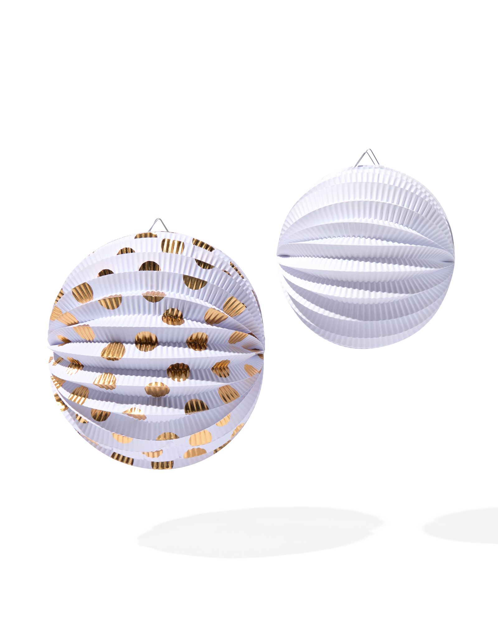 lanterne papier lot de 2, 20 et 25 cm - 14250137 - HEMA