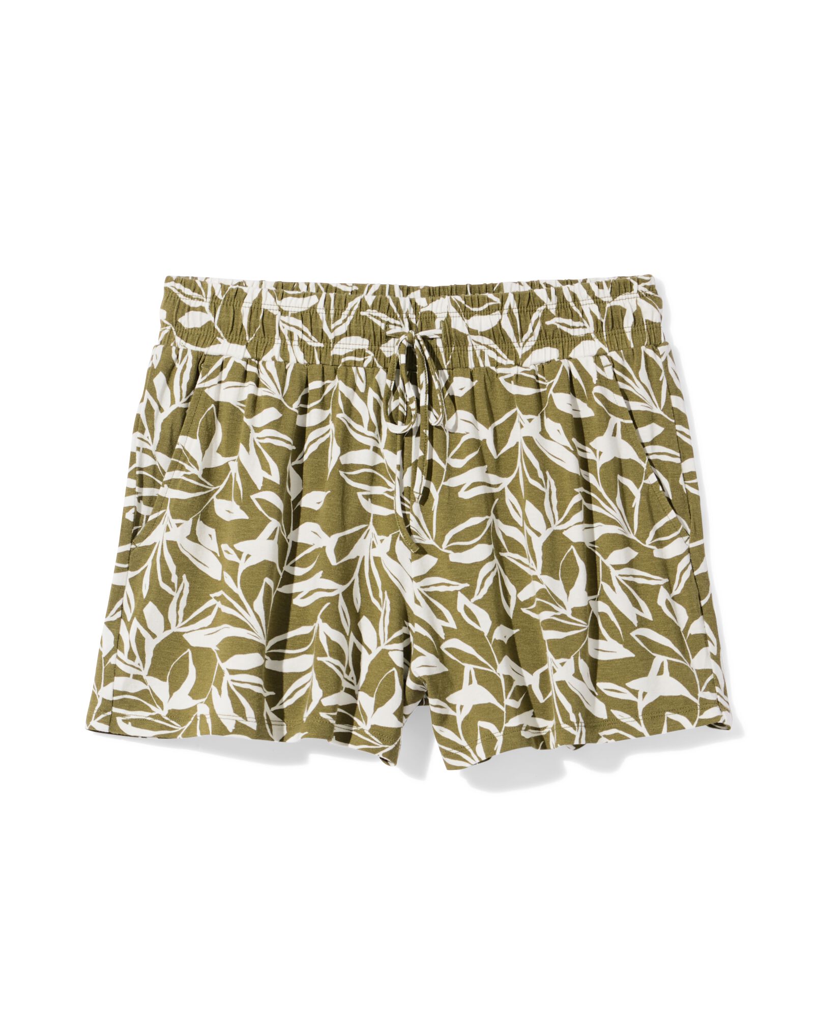 damesshort Fay relaxed fit bladeren groen groen - 36304280GREEN - HEMA