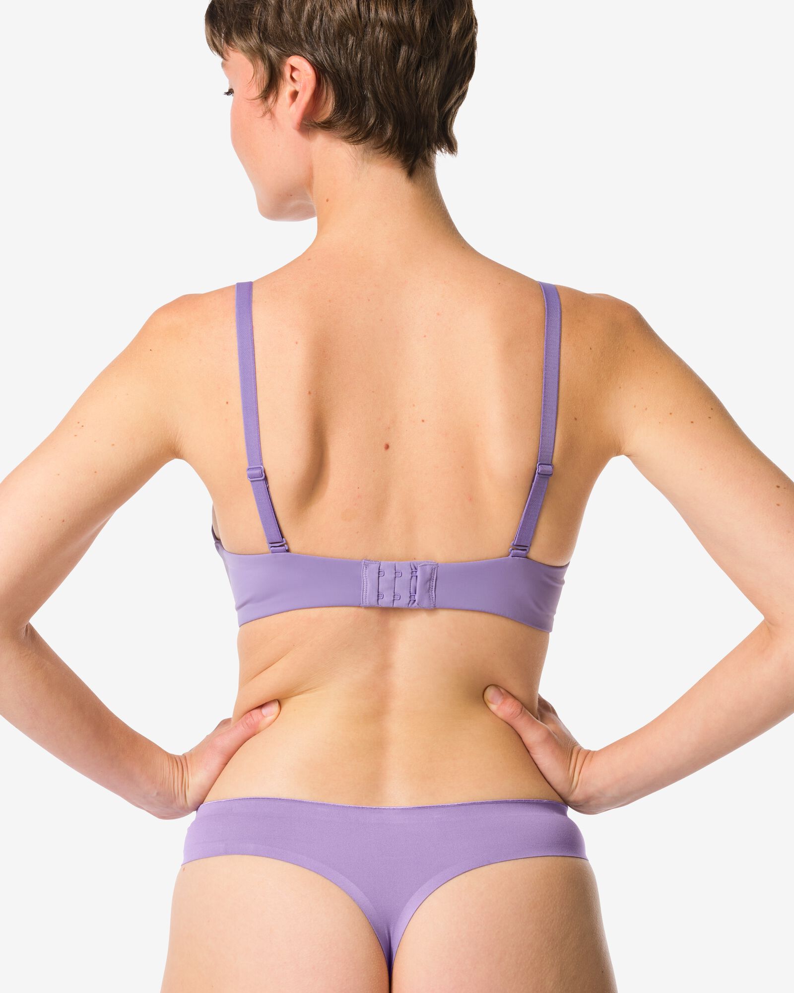 damesstring second skin micro lichtpaars - 19631355LIGHTPURPLE - HEMA