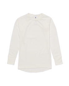 t-shirt thermo enfant blanc blanc - 1000001471 - HEMA