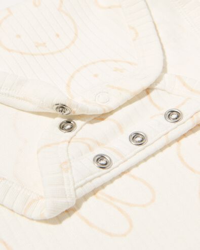 body &eacute;volutif b&eacute;b&eacute; Miffy LENZING&trade; ECOVERO&trade; c&ocirc;tel&eacute; blanc cass&eacute; blanc cass&eacute; - 33303960OFFWHITE - HEMA