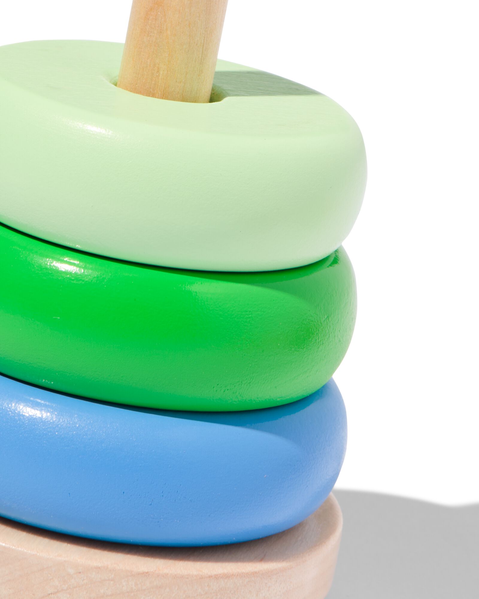 cylindre en bois tour &agrave; empiler 20 cm - 15130129 - HEMA