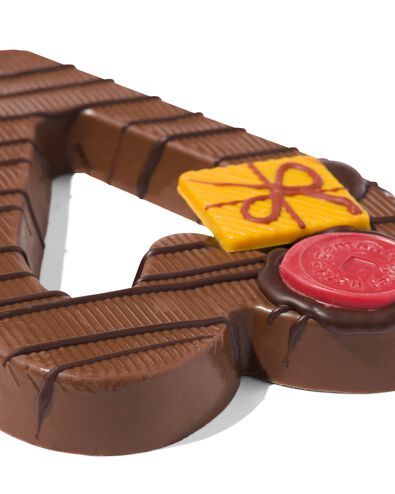 handgedecoreerde melkchocolade hart - 24427430 - HEMA
