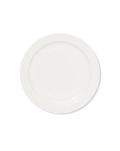 assiette petit-d&eacute;jeuner ⌀21cm porcelaine blanche - 4 pi&egrave;ces - 9650332 - HEMA