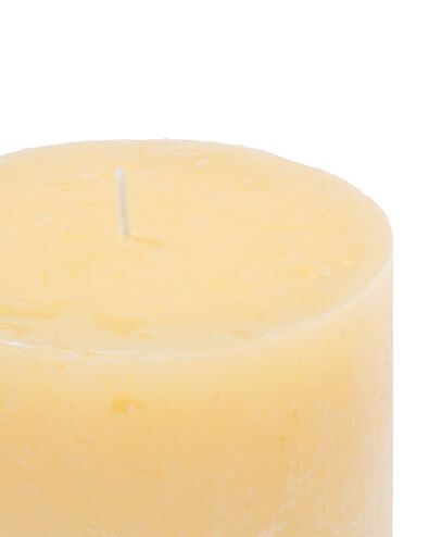 rustieke kaarsen lichtgeel lichtgeel - 1000028016 - HEMA