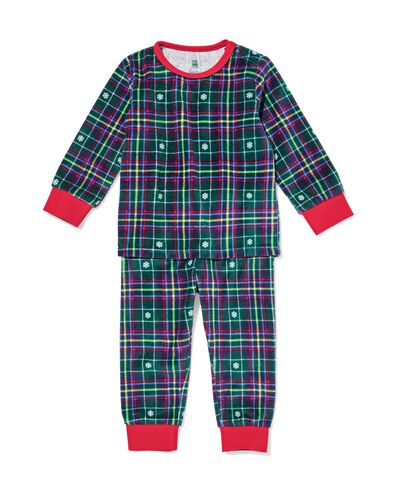 War Child babypyjama velours ruiten multi multi - 33300170MULTI - HEMA